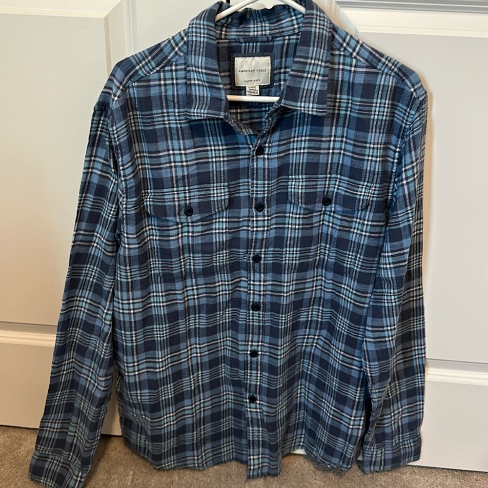 BNWT American Eagle super soft long sleeve flannel Men’s Large